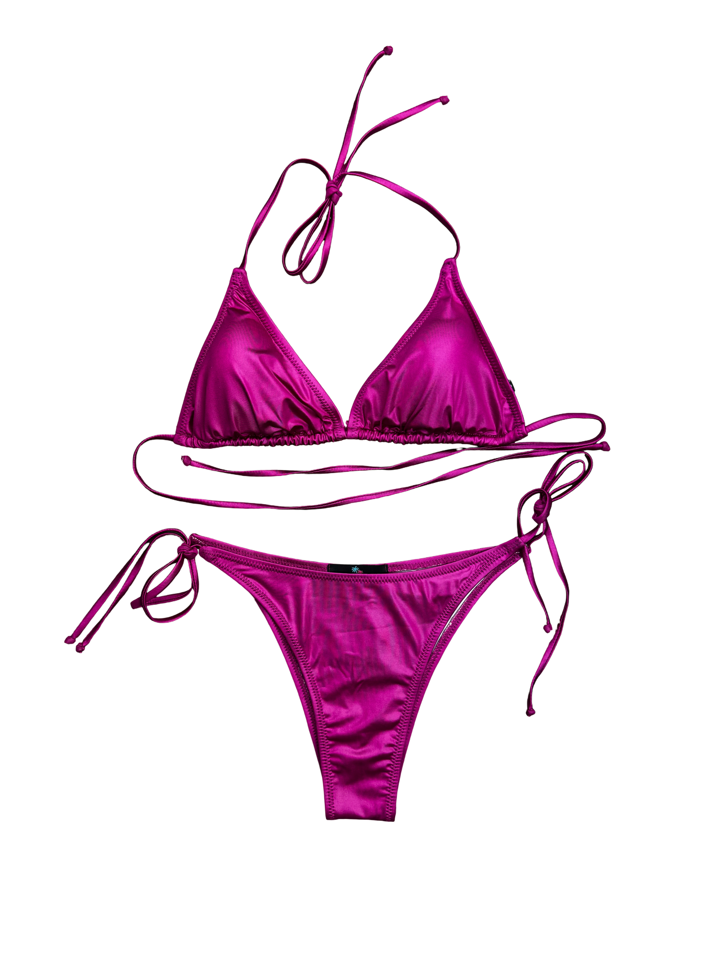 Electric Tide Bikini – Fuchsia Glow