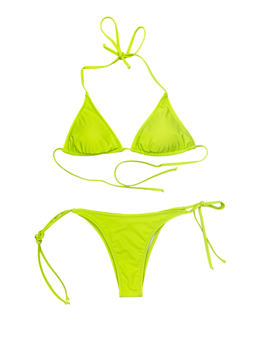 Solar Pop Bikini – Neon Lemon
