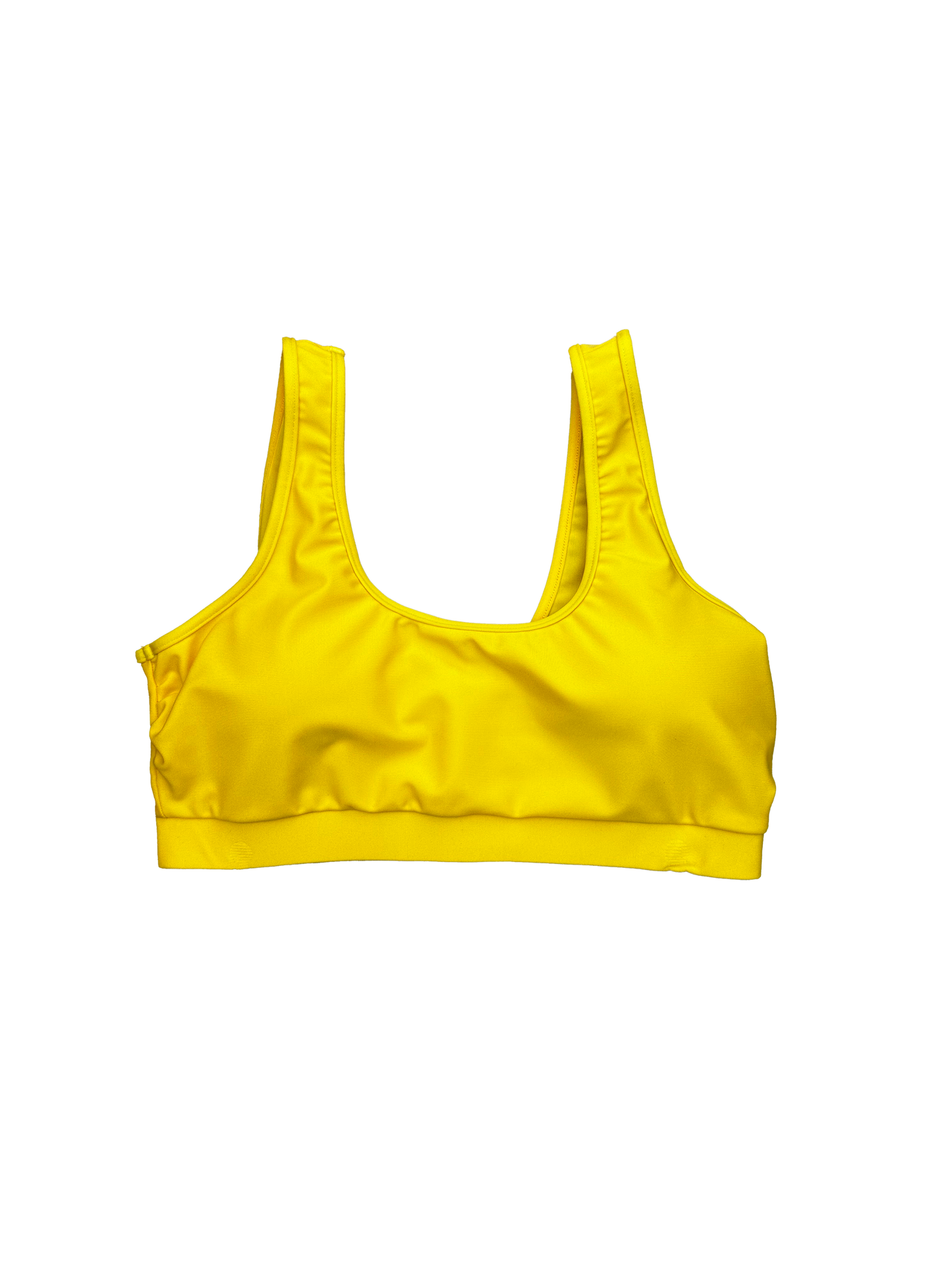 Sunny Yellow Sport Bikini Top