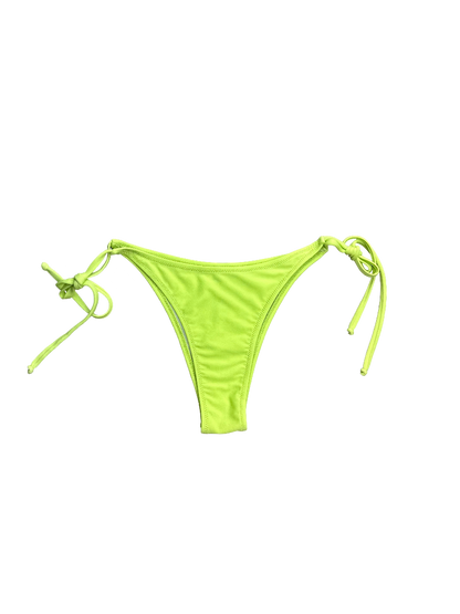 Neon Lime Triangle Bikini Bottom