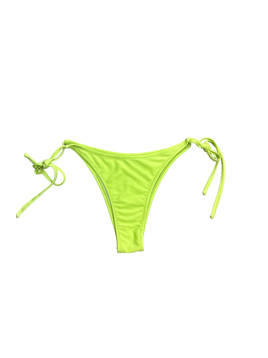 Neon Lime Triangle Bikini Bottom