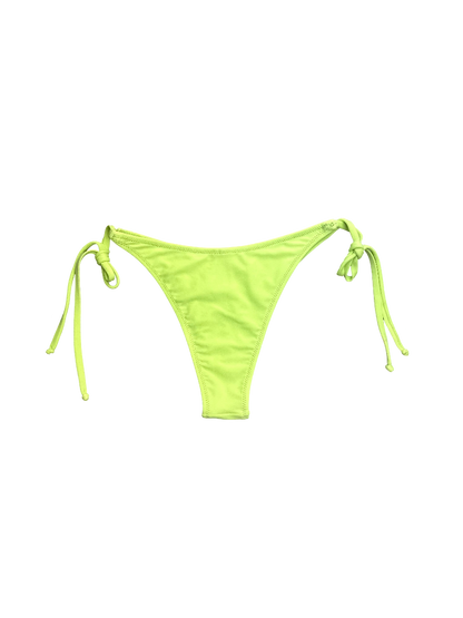 Neon Lime Triangle Bikini Bottom