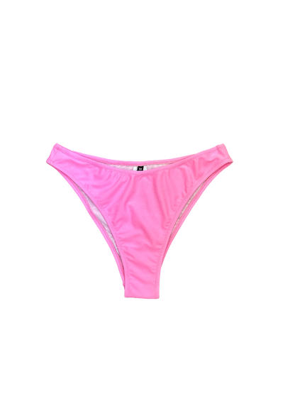 Bubblegum Pink Bikini Bottom with Moderate Coverage