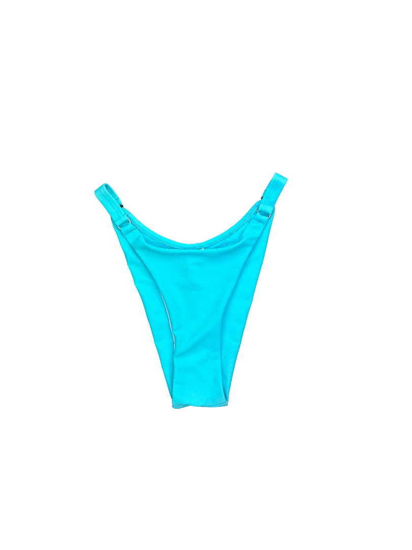 Aqua Blue High-Cut Bikini Bottom