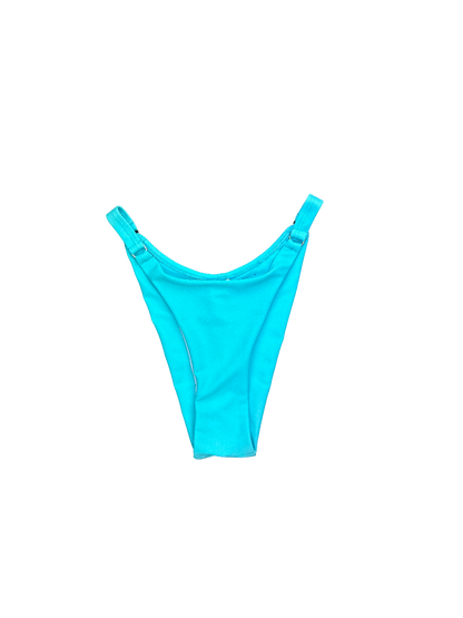 Aqua Blue High-Cut Bikini Bottom