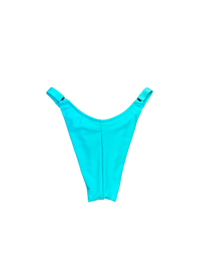 Aqua Blue High-Cut Bikini Bottom