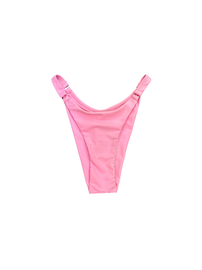 Bubblegum Pink High-Cut Bikini Bottom