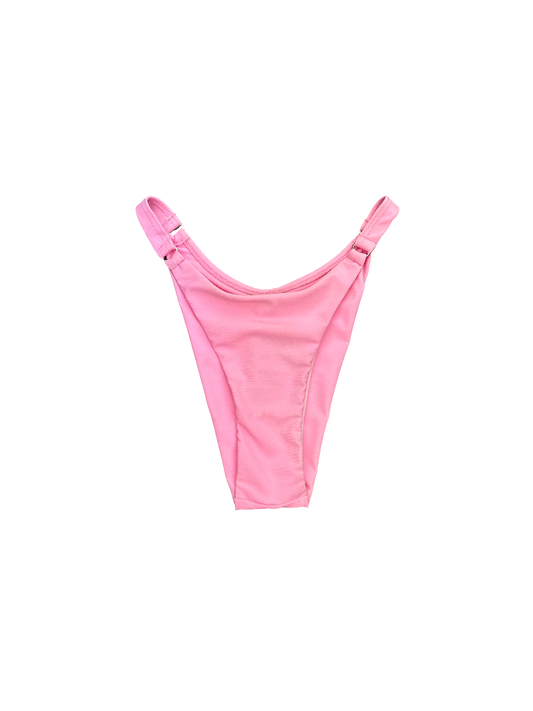 Bubblegum Pink High-Cut Bikini Bottom