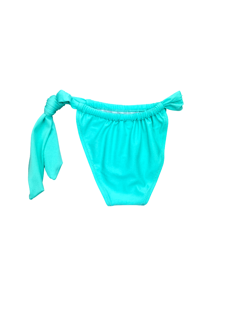 Ocean Breeze Blue Side-Tie Bikini Bottom