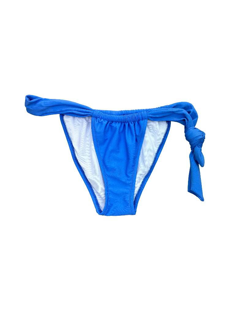 Electric Blue Side-Tie Bikini Bottoms