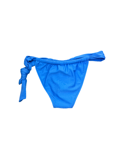 Electric Blue Side-Tie Bikini Bottoms