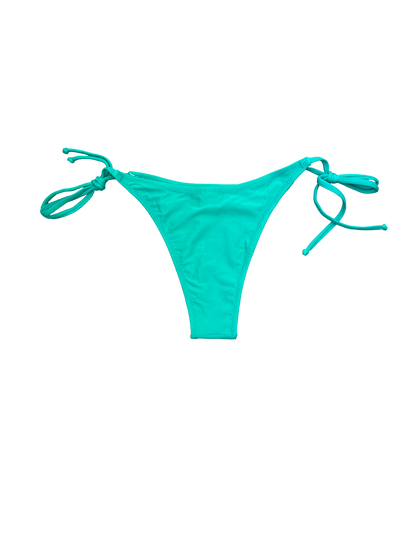 Teal Tie-Side Bikini Bottoms