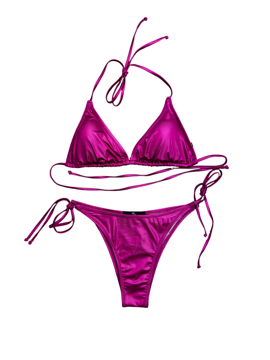 Electric Tide Bikini – Fuchsia Glow